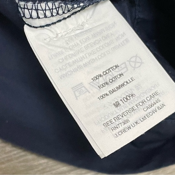 Crewcuts Off-Shoulder Smocked Navy Dress Rainbow Ruffled Cotton Size 7. - Picture 7 of 7